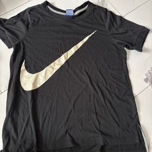 Women's Nike retro Black Tee sparkle Swoosh